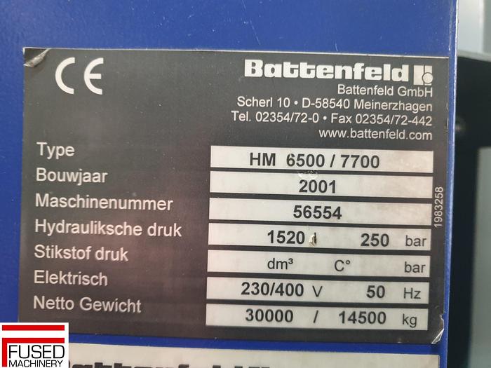 D'occasion SOLD 2001 – BATTENFELD HM 6500/7700