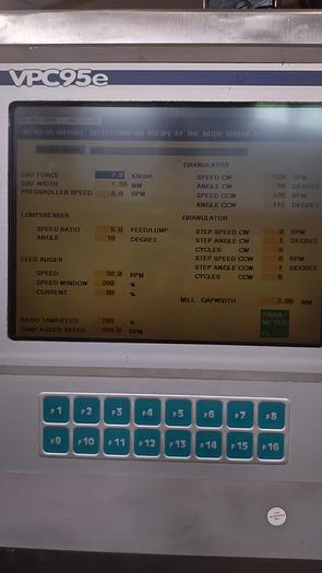 Used Gerteis 3W Polygran Roller Compactor SS