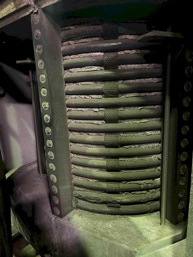 Used INDUCTOTHERM HYDRAULIC TILT TRANSITE BOX FURNACE