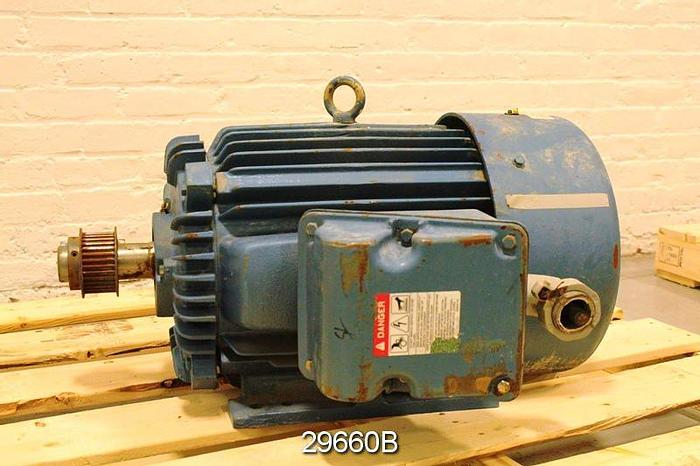 Used Toshiba B0156FLF3BMHD01 EQPIIIXS 15 Hp Ac Motor #29660