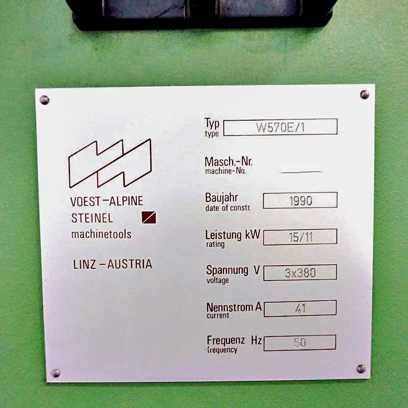 Used Voest Alpine Steinel W570E - 1990