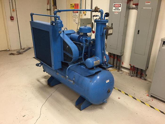 Used Compressor, Air, 25 HP, Quincy, Mdl C-25-B, Screw, #S740655