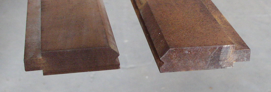 Used (11) Female Press Brake Dies, #2887