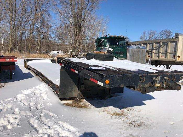 Used 1999 FONTAINE 48' Lowboy Drop Trailer