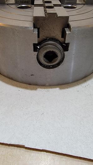 Used Bison 8" lathe chuck 4 JAW 4307(108)