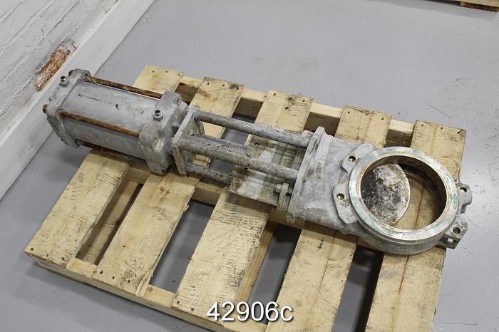 Used Stafjo 8" Air Operated Knife Gate Valve #42906