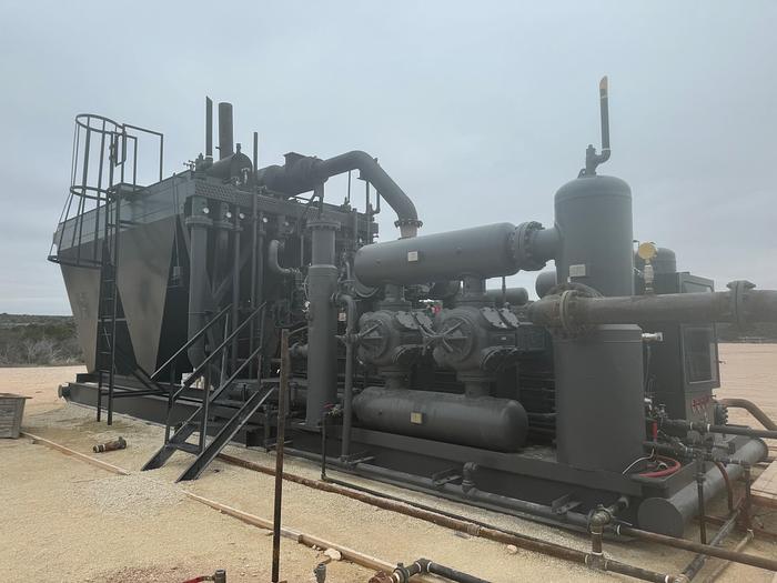 Refurbished Ariel JGE4 Cat 3512 Compressor package 