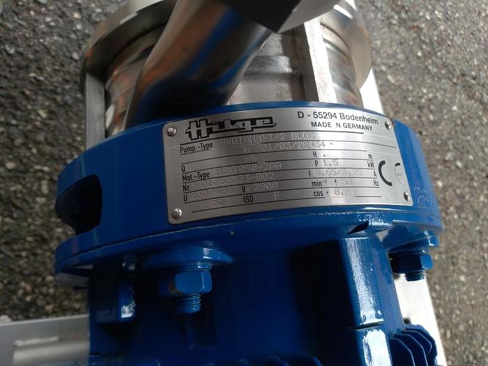 Edelstahl Mischanlage, Pumpe, Steuerung, neuwertig -90%