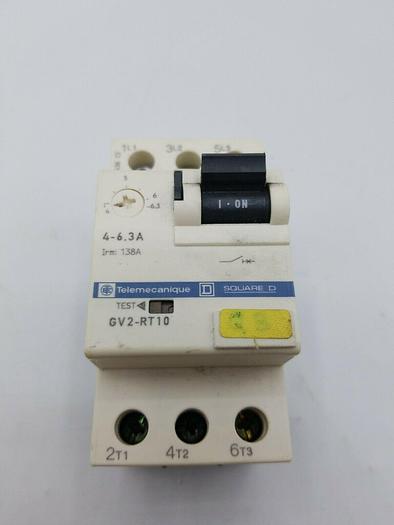 Used Telemecanique/Schneider Motor Circuit Breaker, GV2-RT10