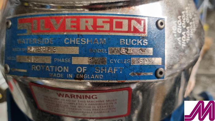 Used Silverson Model EX High Shear Mixer with Speed Controller