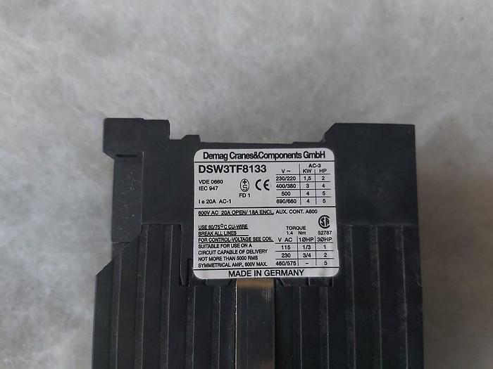 Schütz, DSW3TF8133, Demag,  neu
