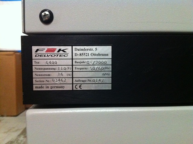 Used Delvotek G4-6400