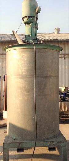 Used Tank, 550 Gallon, S/st, Agit, 48" x 70", FT/SB #C743304