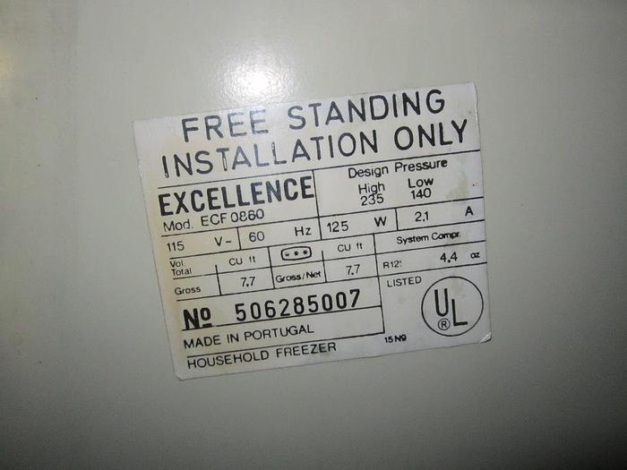 Used Refrig, Freezer, Ice Cream, Excellence, Chest Type, #S738923