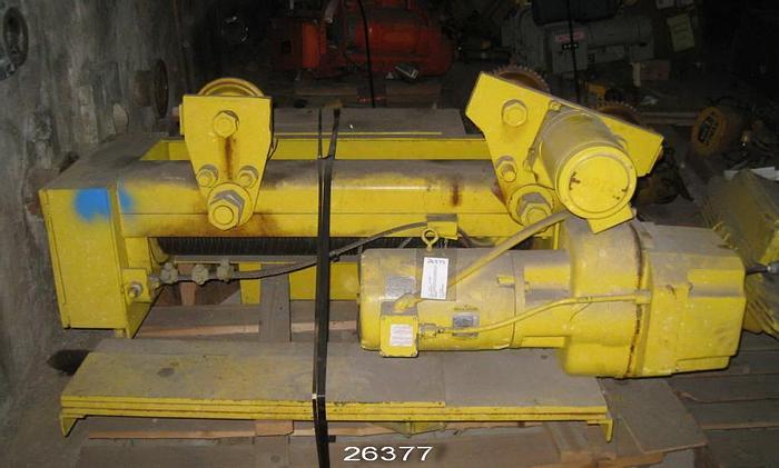 Used R & M Electric Hoist S3-7.5-44 Hoist, 7.5 Ton, 460 Volt, 7.5 Hp Lift Motor, 1/3 Hp Trolley Motor #26377