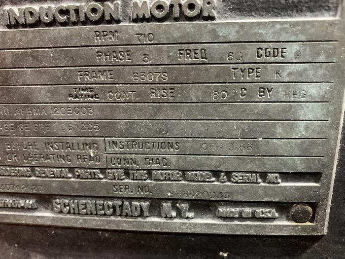 Used GENERAL ELECTRIC MOTOR 400 HP