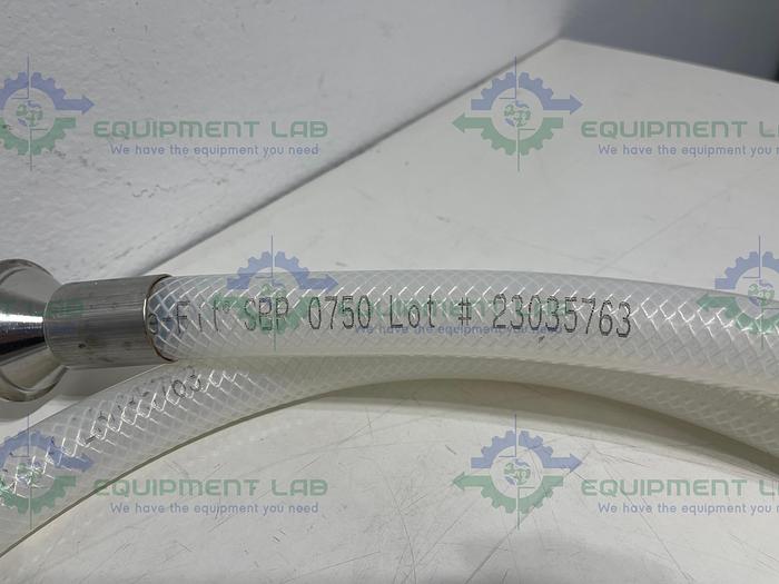 Used Saint Gobain 23035763 Pure Fit 96" Hose w/ 1 1/2" to 3/4" Sanitary Fitting 90PSI