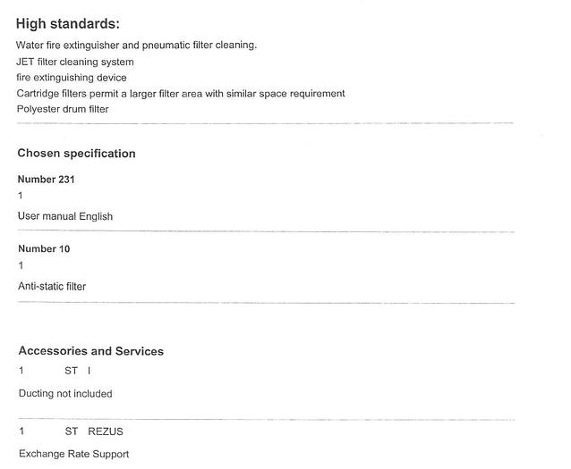 Used Felder RL300 Dust Collector