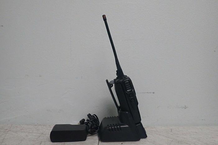 Used Vertex Standard VX-354-G7-5 UHF Two-Way Radio with Charger CD-34 & AC Adapter 788026126651