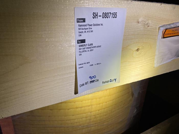 Used REACTOR CUSTOM AIR CORE LINE COILS UNUSED SPARES