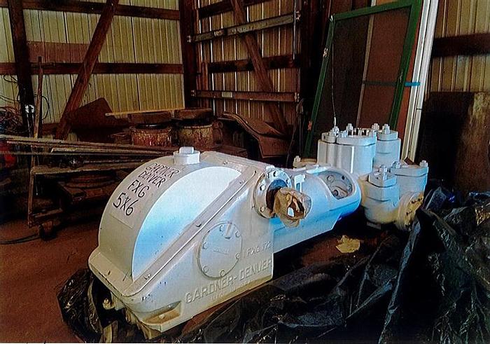 Used Gardner Denver FGFXGR 5X6 Duplex Mud Pump