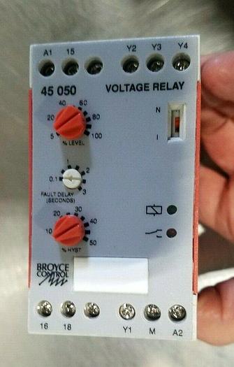 Used Broyce Control Voltage Relay Model 321-6781 Type: 45050 24 vac 110 vac 230 vac