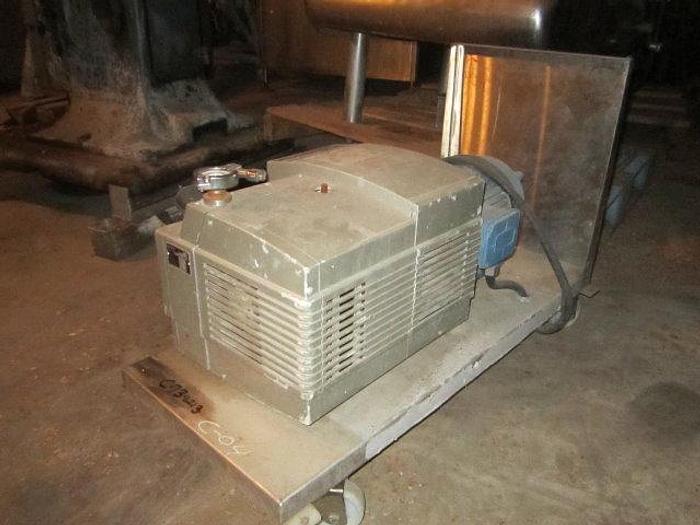 Used Pump, Vacuum, 3 HP, Type KVT, S/st, Becker #C738213