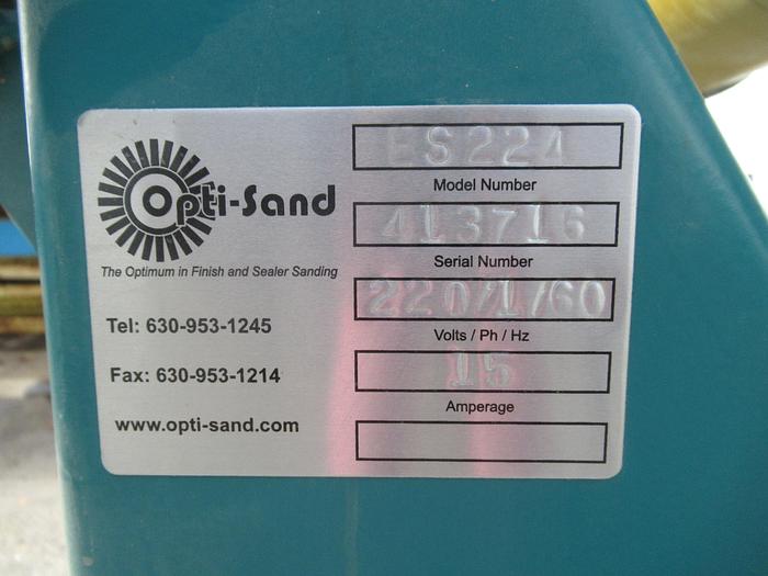 Used Opti-Sand ES224 Twin-Spindle Sander