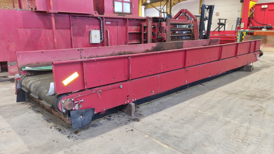 Used Horstmann Gleitgurtförderband, Nutzbreite 1400 mm