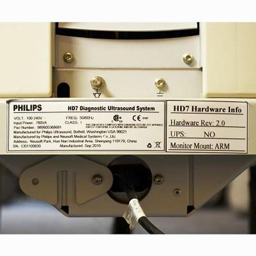D'occasion Echographe PHILIPS HD7 (générale et gynécologique)