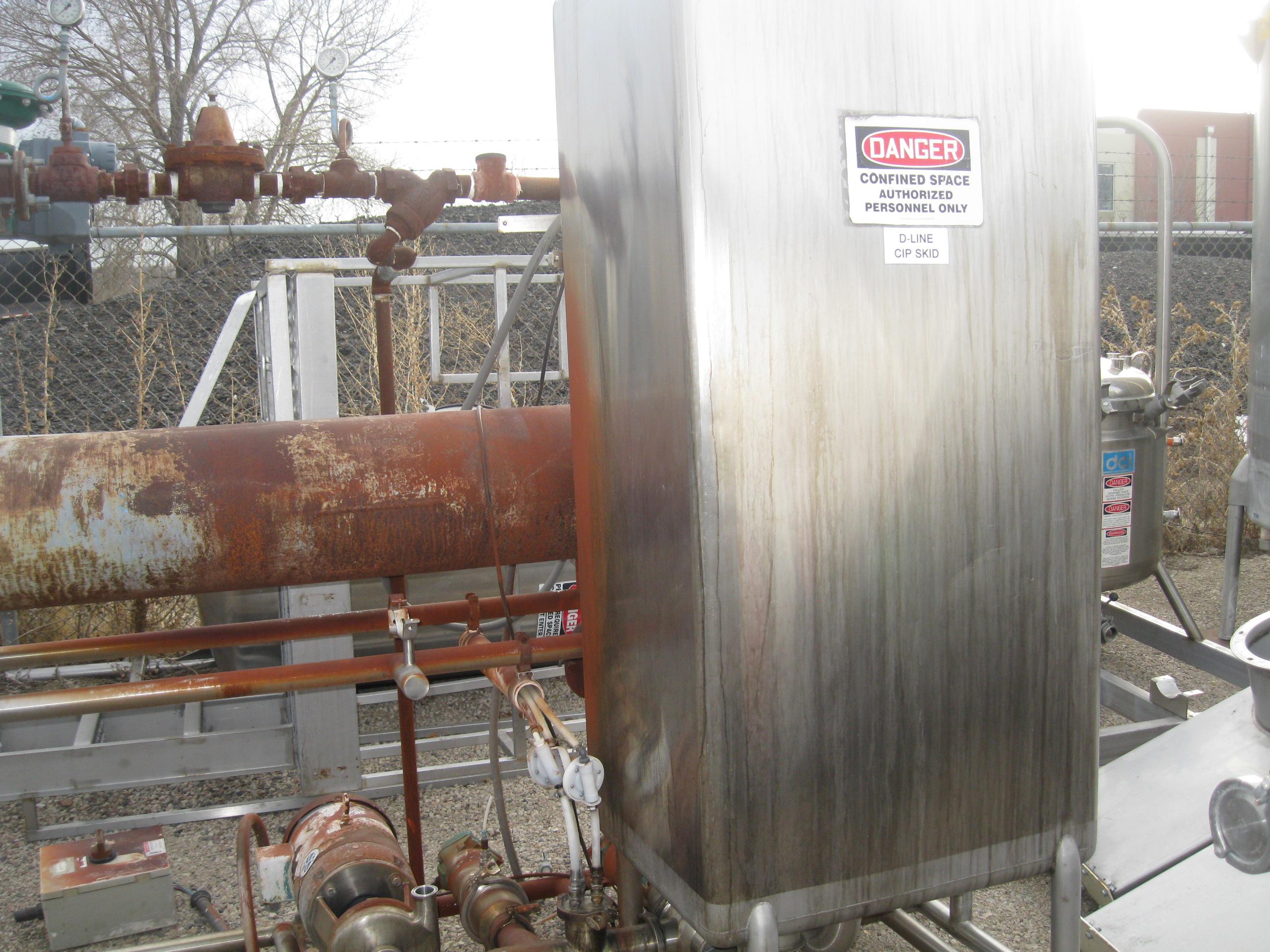 Used 200 GALLON CIP SKID