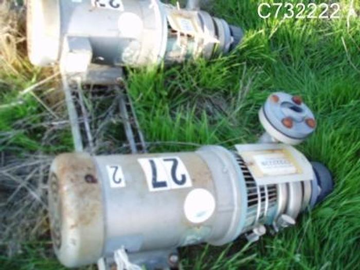 Used Pump, Centrif., 5 HP, 2" In/out, Mdl C216F, Coker, #C732222