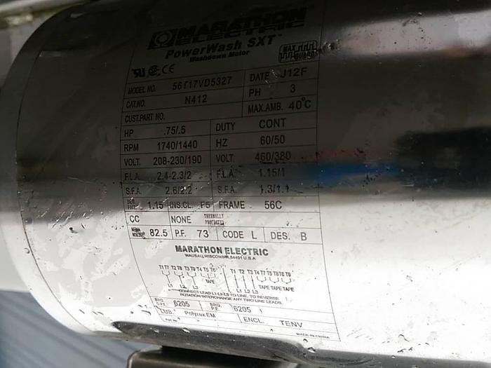 Used 22′ long Incline Conveyor