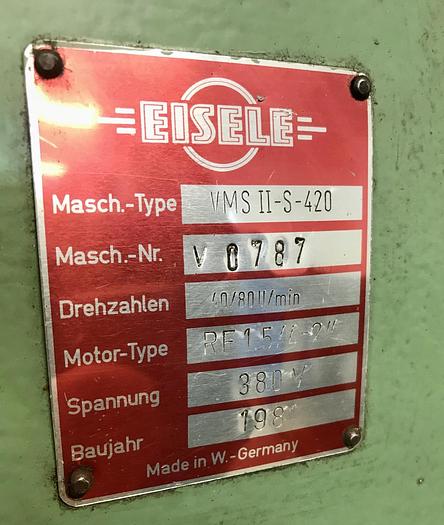 Gebraucht Metall Kreissäge EISELE VMS II -S-420