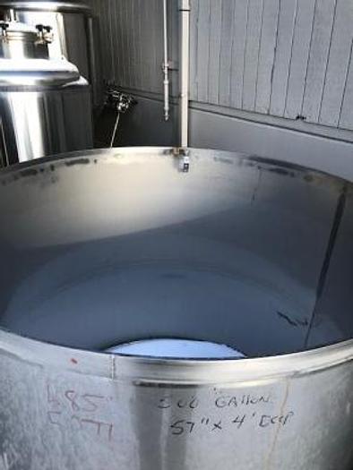 Used S/S 500 GALLON MIX TANK