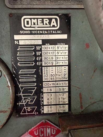 Used Omera Mechanical Iron worker