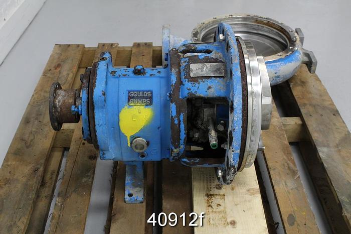 Used Goulds 3196 3x4x13, CD4M Casing, 6-Vane SS Impeller #40912