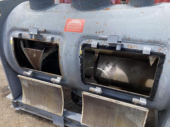 Used Used Littleford approximately 30 cubic feet carbon steel jacketed mixer