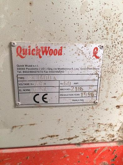 Used Quickwood RO 1400 L Brush Sander
