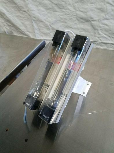 Used KDG Mobley Stainless Steel Double Flow Meter with control output