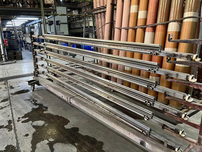 Used BUSER ROTARY PRINTING machine year 1993 working width 3200 mm