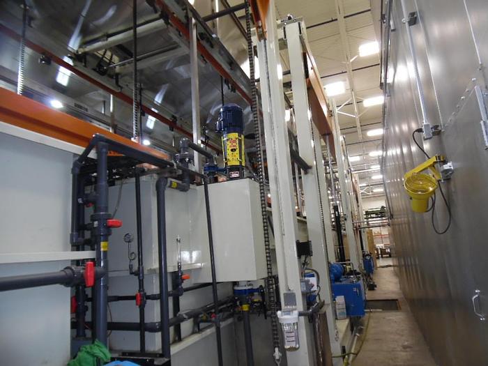 Used Custom Mulit-Stage Indexing Ecoat Line