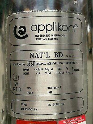 Used Applikon Stainless Steel 100 Liter Reactor 45PSI @ 302°F