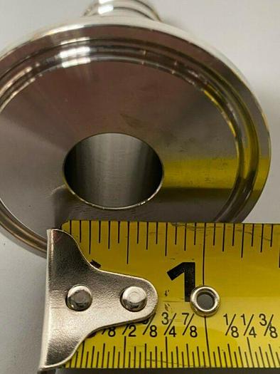 Used Glacier Tanks 14MPHR-G150-075 Stainless Steel Rubber Hose Barb Adapter