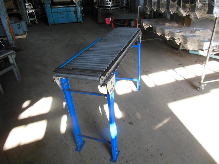 Used Conveyor, Roller, 12" X 5', On Legs, 1-1/2" Diameter Roller #S742635