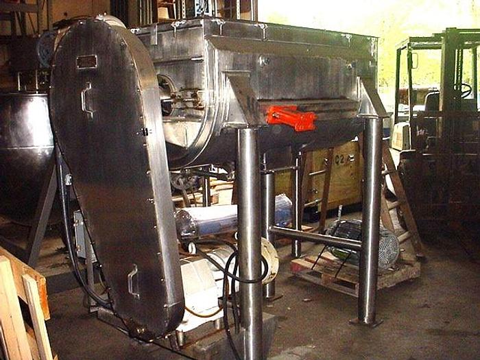 Used 17 CU. FT. JH DAY RIBBON BLENDER - SANITARY S/S - JACKETED