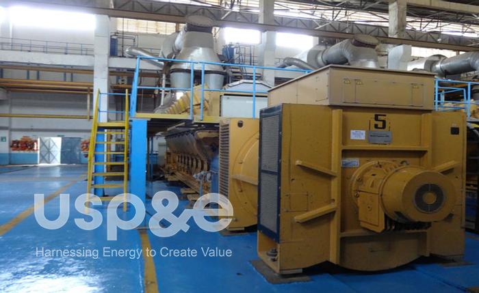 Used 28.5 MW 2005 Caterpillar G16 CM34 CAT MAK Natural Gas Generator Power Plant