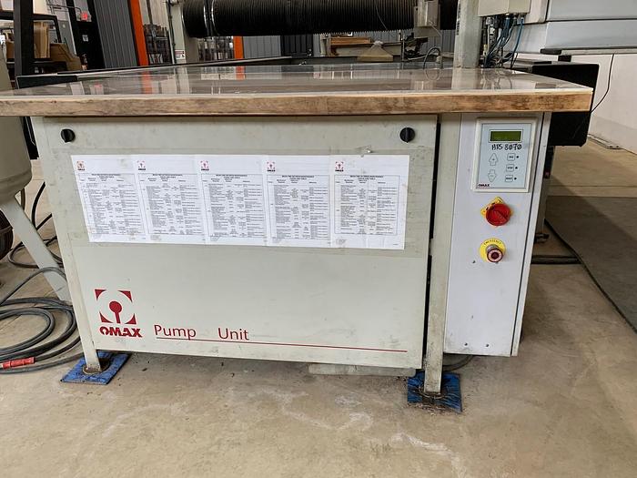 Used 2004 OMAX MAX 80160 WATERJET CUTTING SYSTEM W/ TILT-A-JET