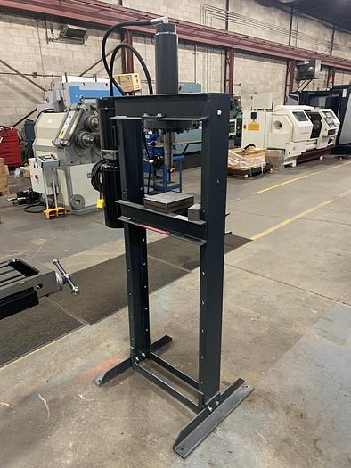 Used 10 TON, DAKE, H-FRAME, HYDRAULIC PRESS, DOUBLE-ACTING CYLINDER