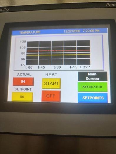 Used 2012 Wilevco Spray Appilcator/ Glazer